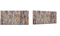 Ready2HangArt 'Birch Forest' Abstract Canvas Wall Art Set,18x36"